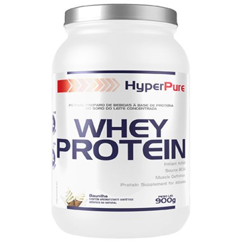 Whey Protein Concentrado - 900g Baunilha - HyperPure*** SEM Data Venc. 30/6/19***