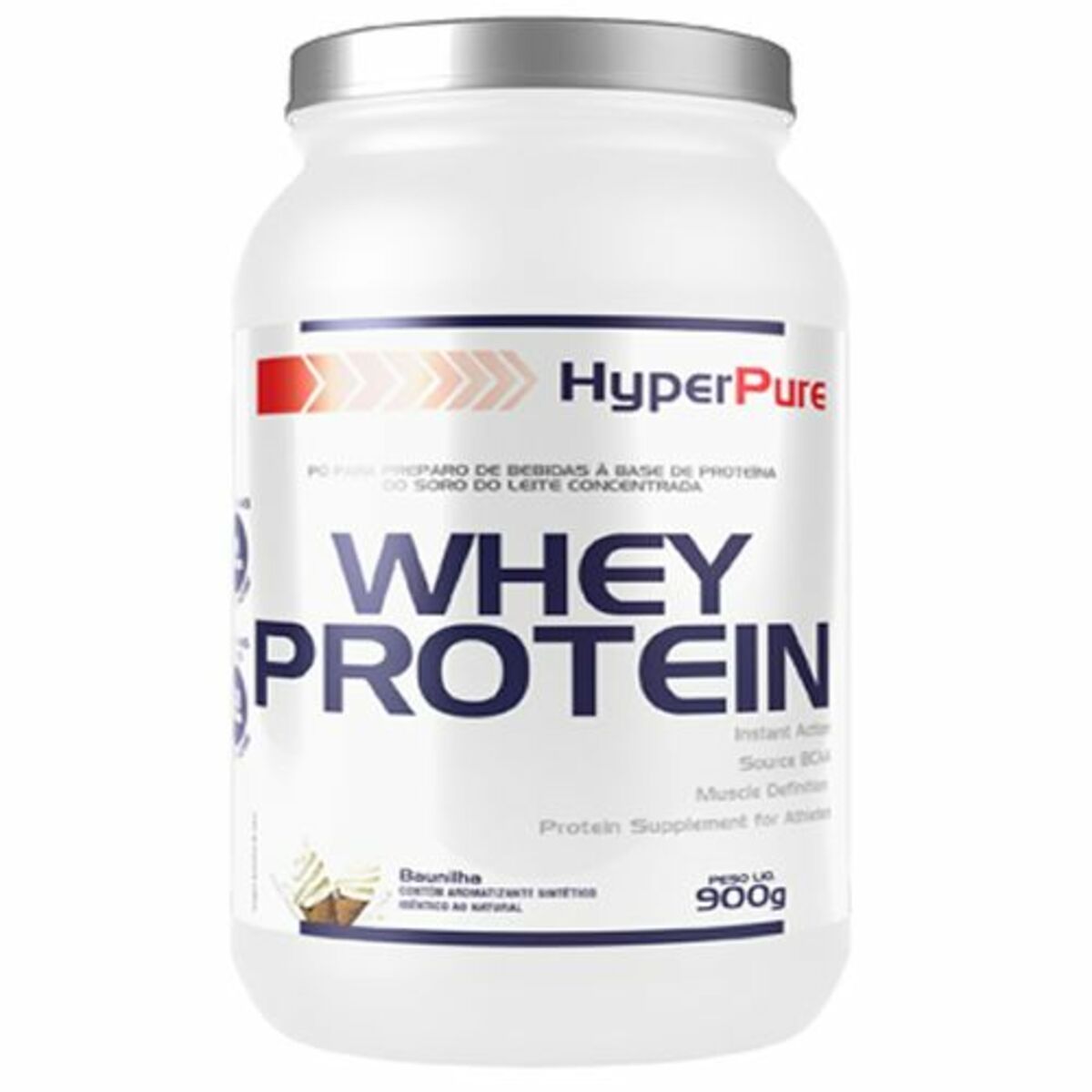 Whey Protein Concentrado - 900g Baunilha - HyperPure