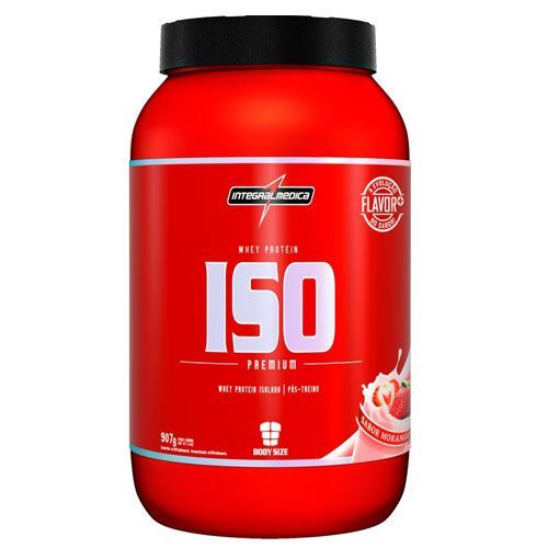 ISO Whey 907g - Morango - Integralm�dica