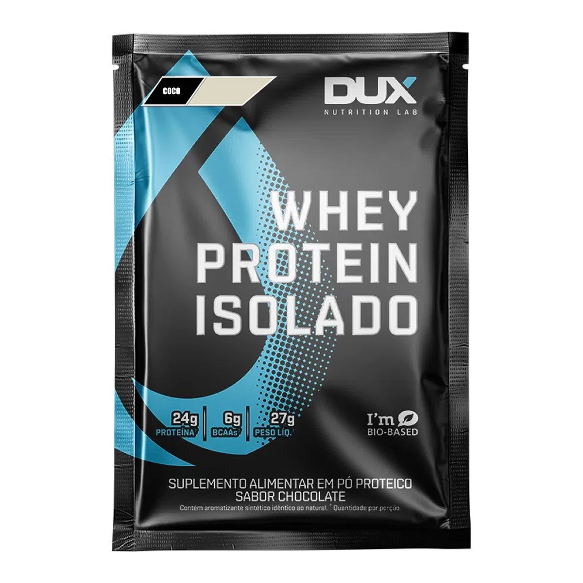 Whey Protein Isolado - 1 Sach� 27g  Coco - Dux Nutrition*** Data Venc. 17/08/2024