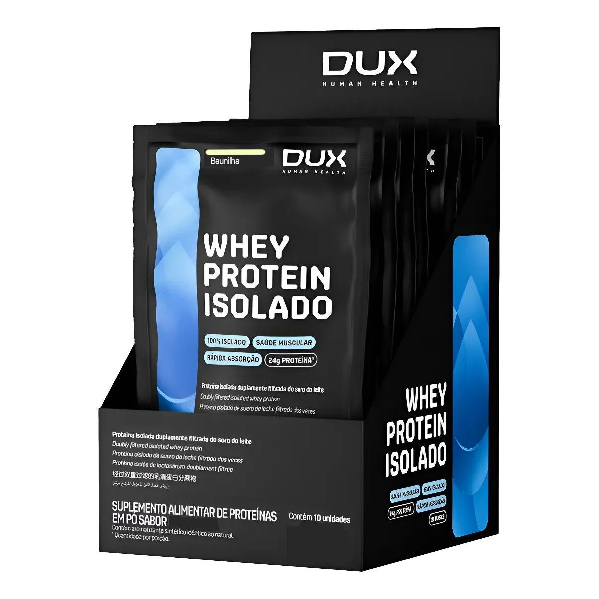 Whey Protein Isolado - 10 Sach�s 29g Baunilha - Dux Nutrition