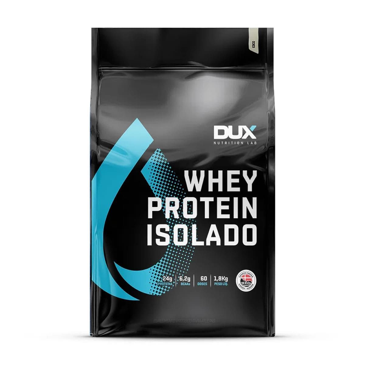 Whey Protein Isolado - 1800g Refil Coco - Dux Nutrition*** Data Venc. 27/6/23