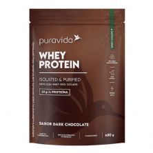 Whey Protein Isolado � 450g Refil Dark Chocolate � Pura Vida