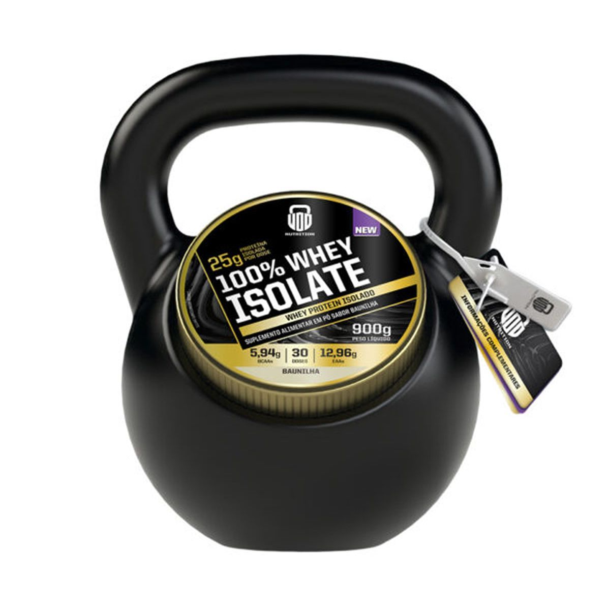 Whey Protein Isolado - 900g Baunilha - Wod Nutrition