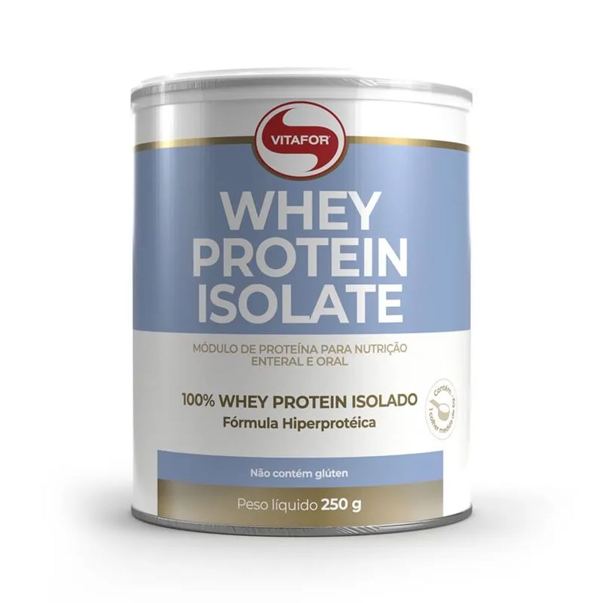 Whey Protein Isolate - 250g Sem Sabor - Vitafor