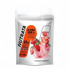 Whey Protein Npro - 900g Refil Morango - Nutrata
