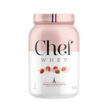 Whey Protein Sem Lactose - 907g Morango com Chantily - Chef Whey