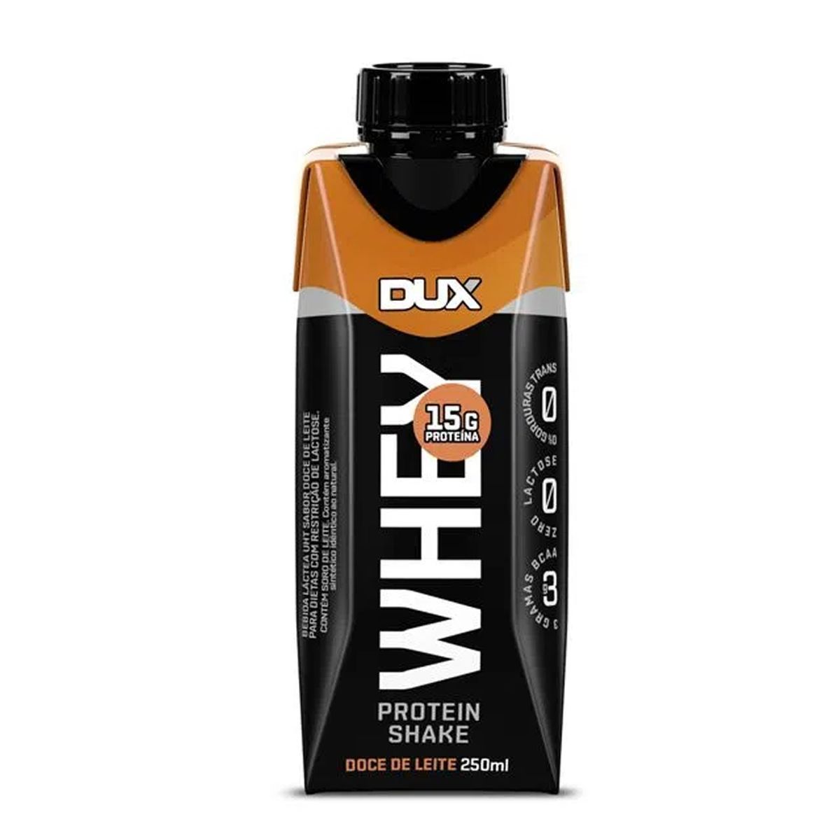 Whey Protein Shake - 250ml Doce de Leite - Dux Nutrition*** Data Venc. 05/04/2025