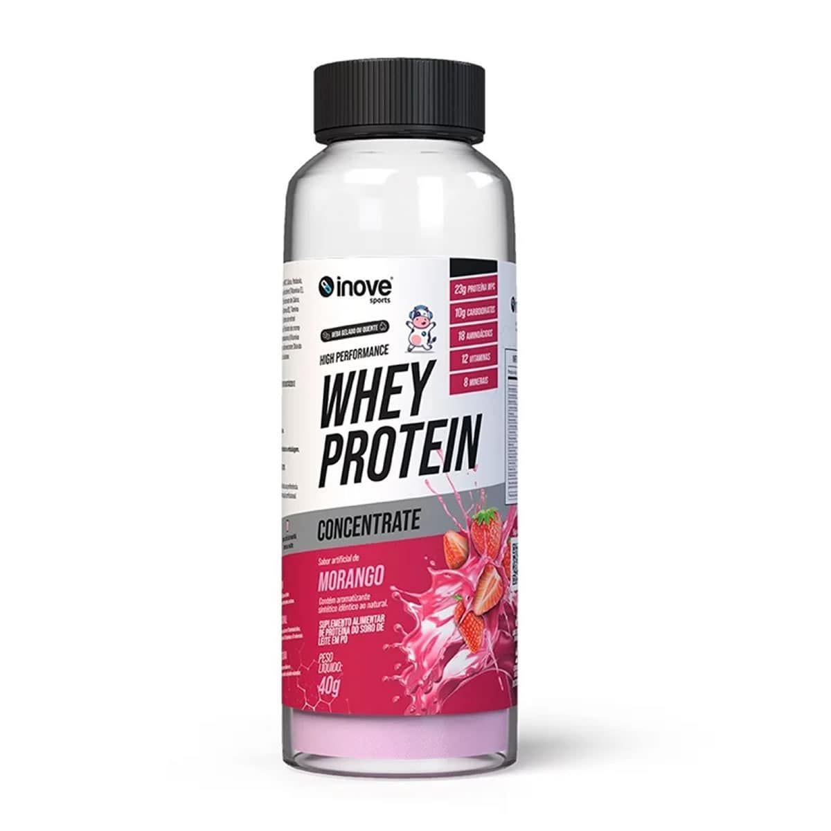 Whey Protein WPC - 40g Morango - Inove Nutrition*** Data Venc. 24/10/2025