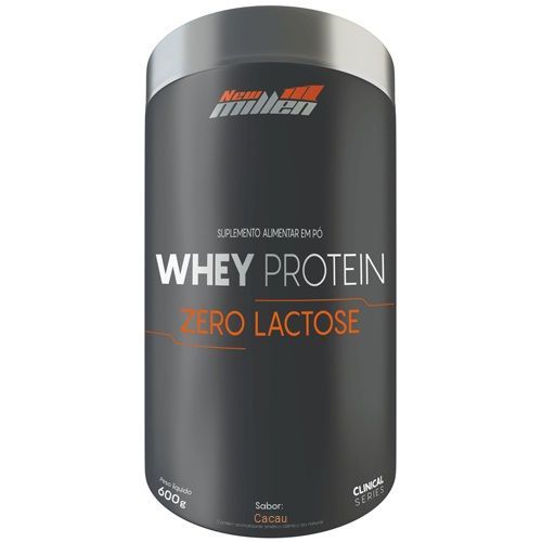 Whey Protein Zero Lactose - 600g Cacau - New Millen