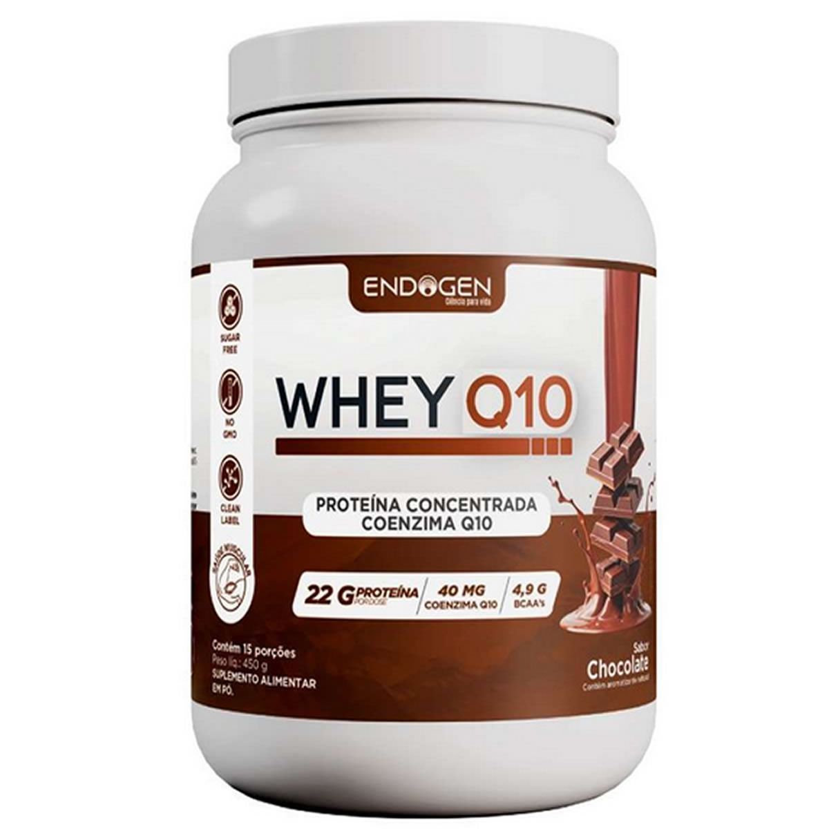 Whey Q10 - 450g Chocolate - Endogen