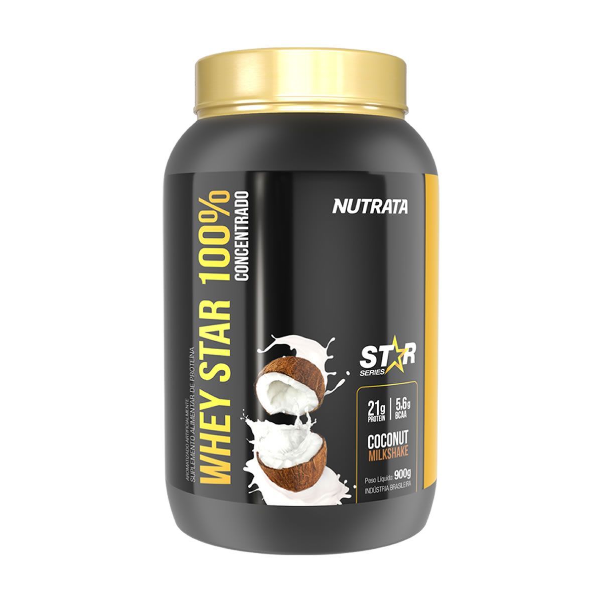 Whey Star 100% - 900g Coconut Milkshake - Nutrata