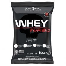Whey Turbo - 907g Refil Toffee - Black Skull*** Data Venc. 30/01/2025