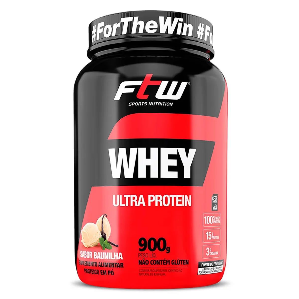 Whey Ultra Protein - 900g Baunilha - FTW