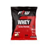 Kit 3X Whey Ultra Protein - 900g Refil Baunilha - FTW