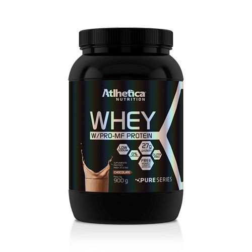 Whey W/Pro-MF Protein - 900g Morango -  Atlhetica
