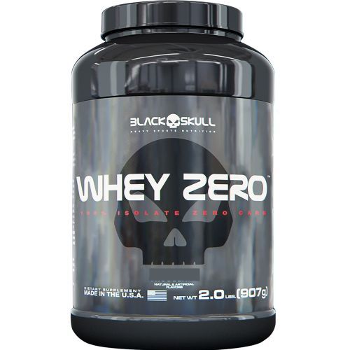 Whey Zero - 907g Baunilha - Black Skull