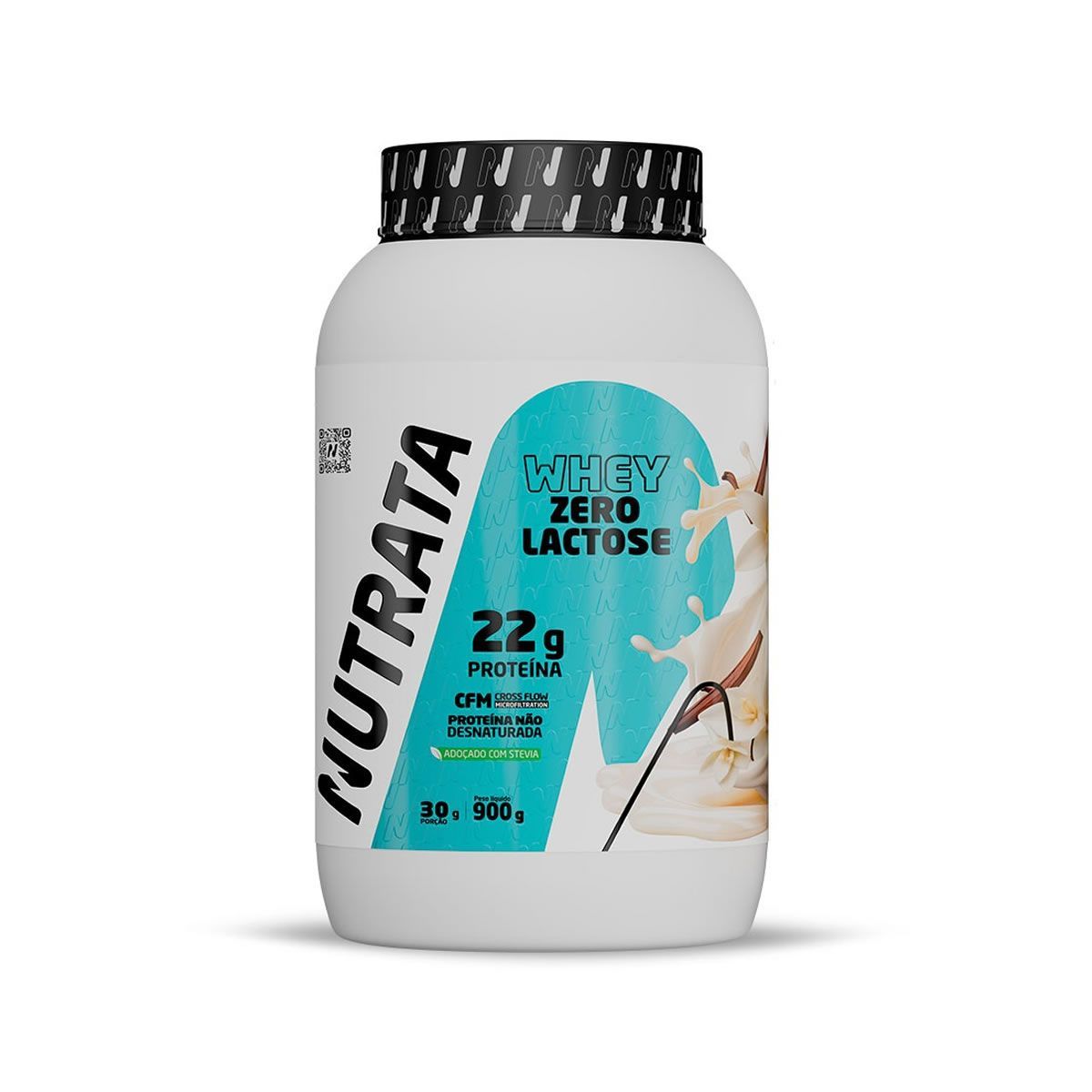 Whey Zero Lactose - 900g Baunilha - Nutrata