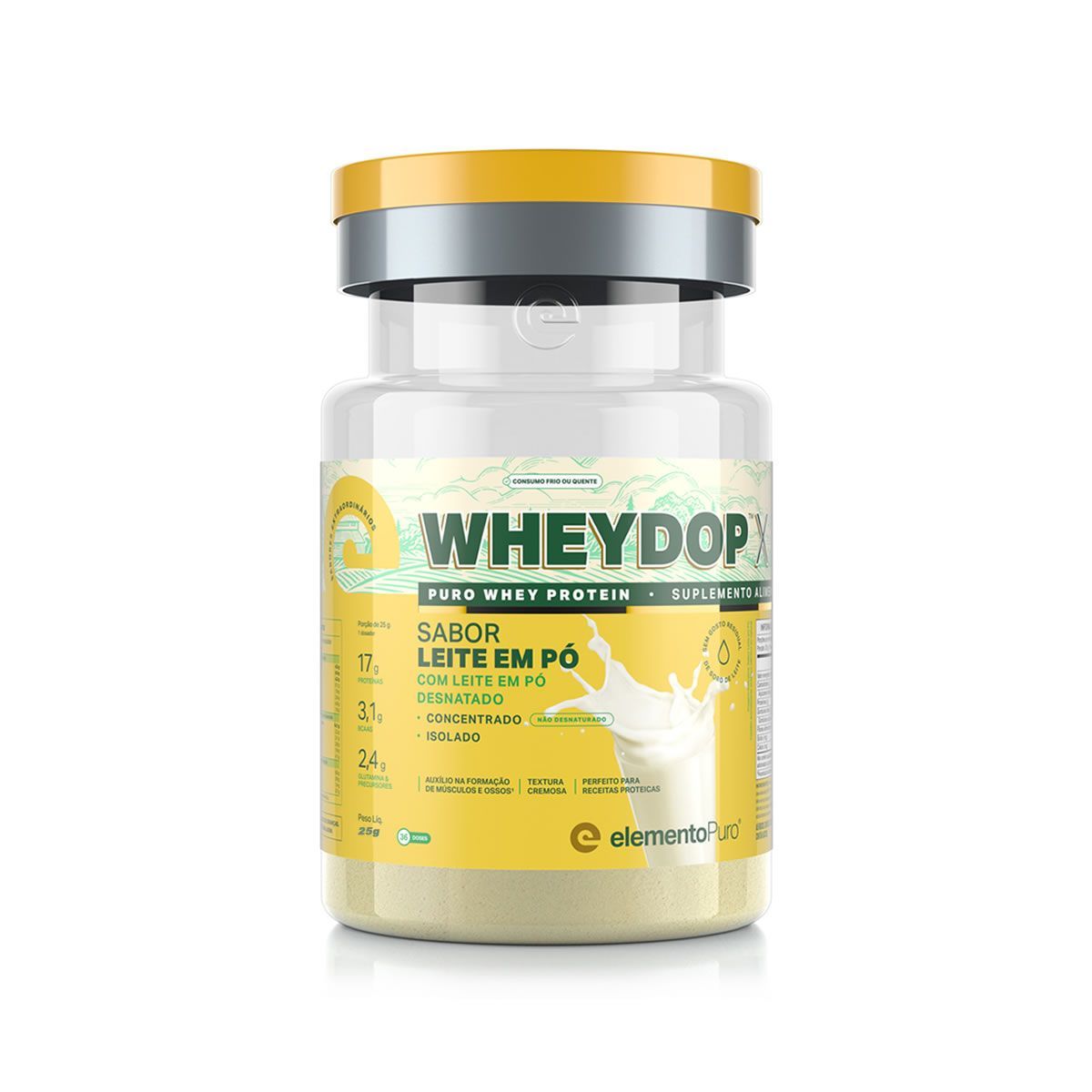 WheyDop - 25g Leite em P� - ElementoPuro