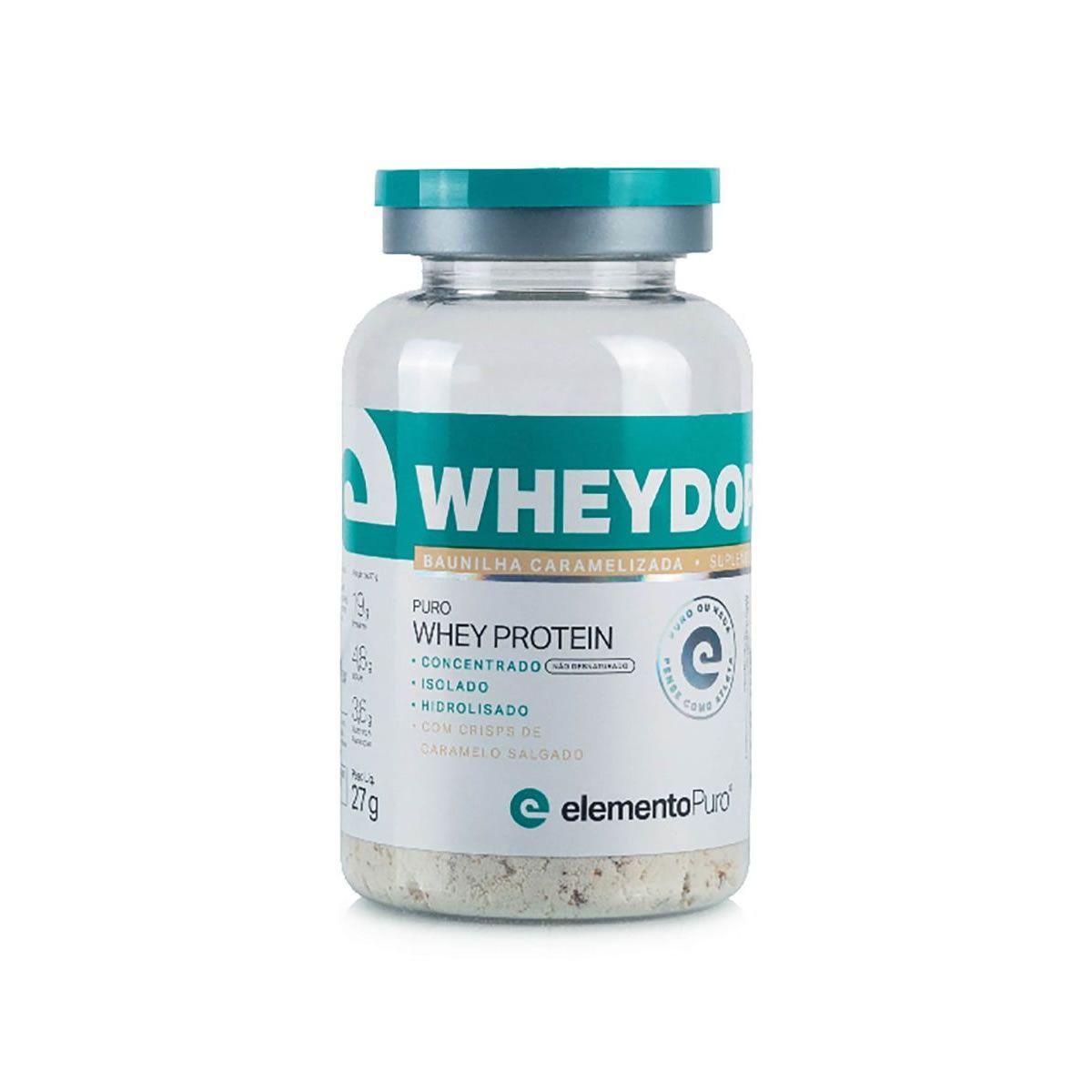 WheyDop 3w - 27g Monodose Baunilha Caramelizada - ElementoPuro