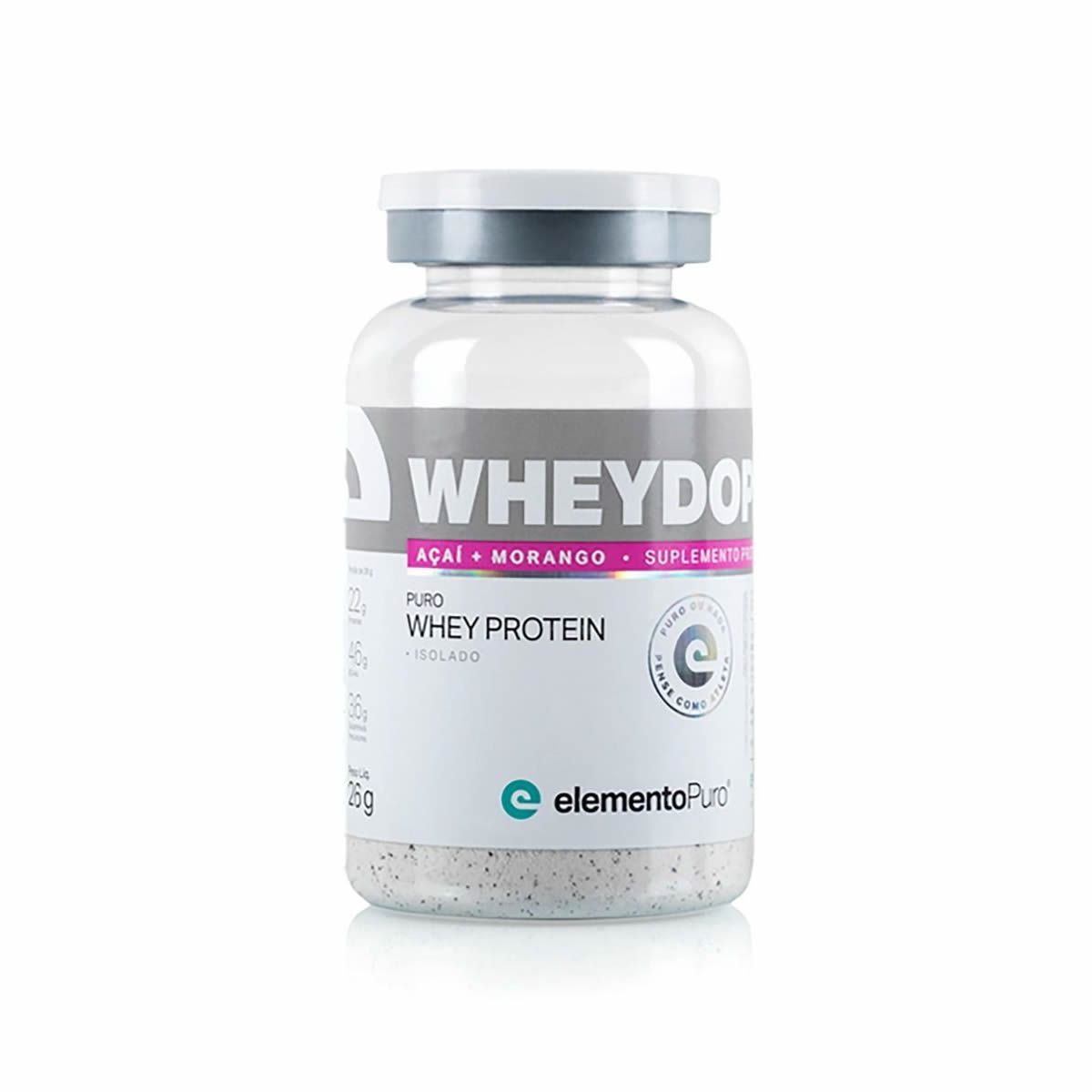WheyDop Iso Monodose - 26g A�a� com Morango- ElementoPuro