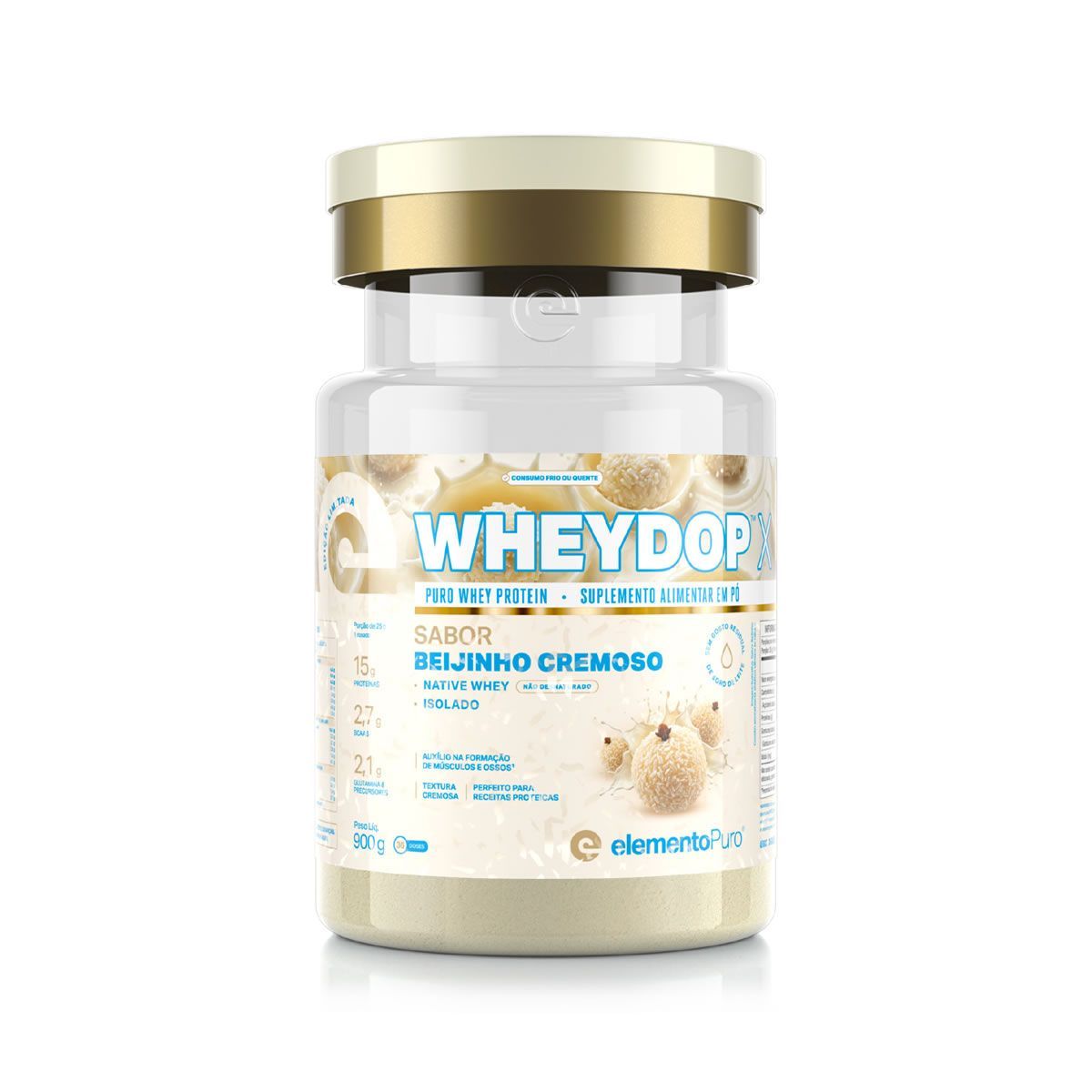 WheyDop X - 900g Beijinho - ElementoPuro
