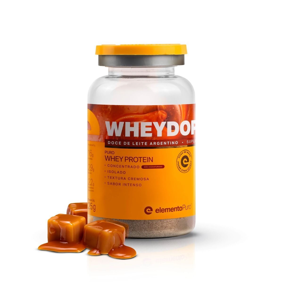 WheyDop X Monodose - 25g Doce de Leite Argentino - ElemantoPuro*** Data Venc. 18/07/2022