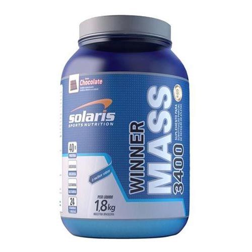 Winner Mass 3400 - Morango 1800g - Solaris Nutrition