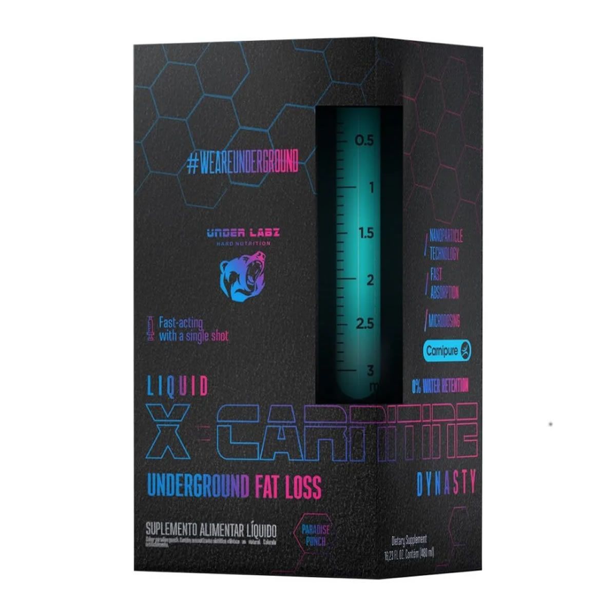 X-Carnitine Liquid Dynasty - 480ml Paradise Punch - Under Labz*** Data Venc. 30/09/2024