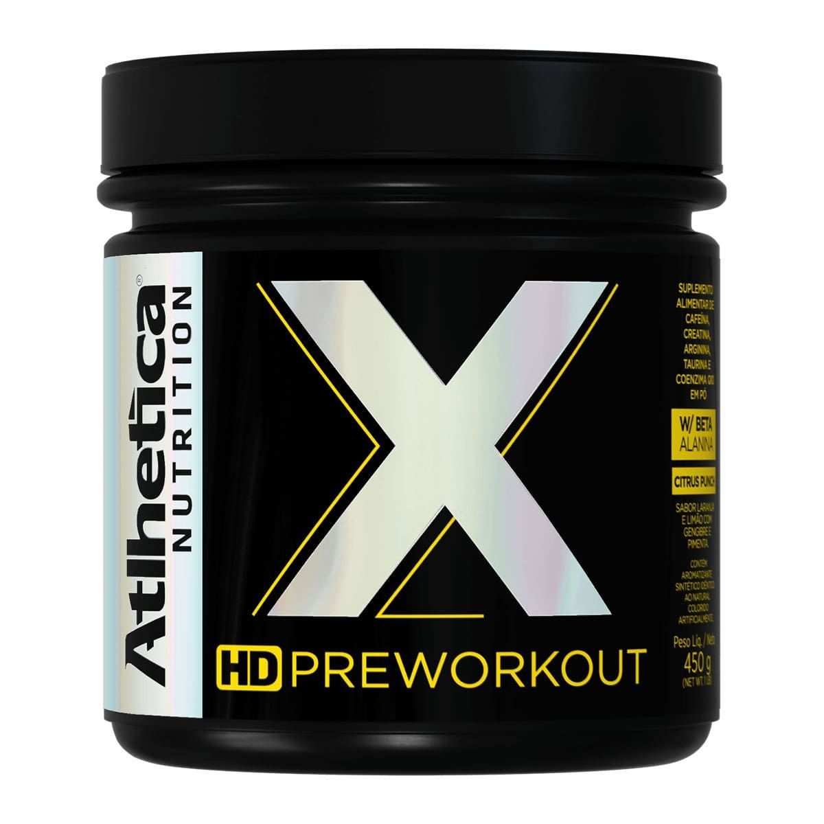 X HD Preworkout - 450g Citrus Punch - Atlhetica Nutrition