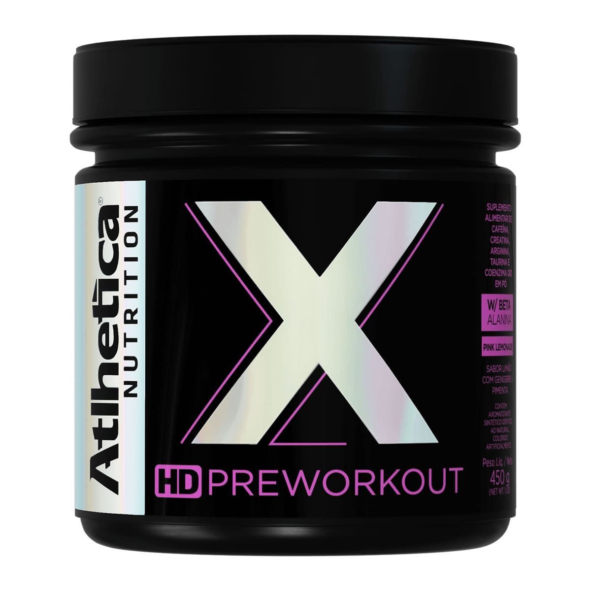 X HD Preworkout - 450g Pink Lemonade - Atlhetica Nutrition