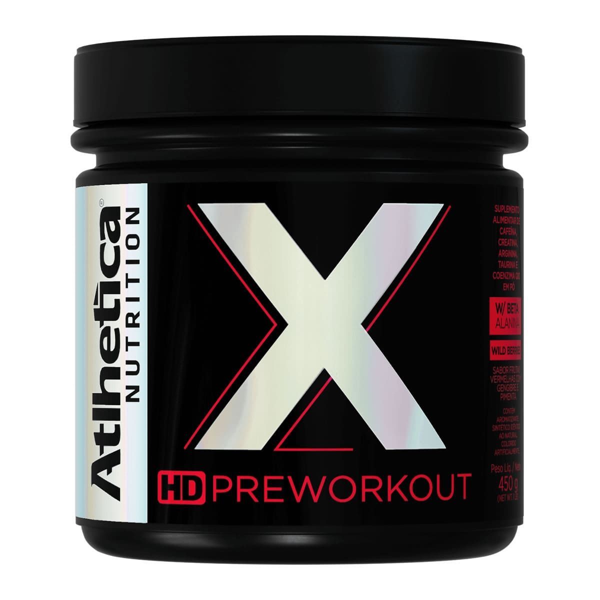 X HD Preworkout - 450g Wild Berries - Atlhetica Nutrition