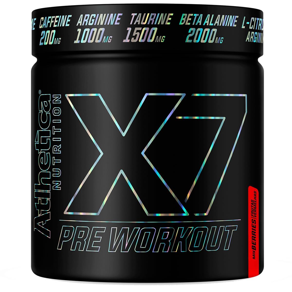 X7 Pre Workout -300g Frutas Vermelhas - Atlhetica Nutrition