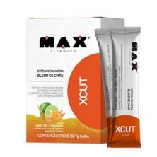 XCUT - 20 Sticks de 7g Lim�o, Mel e Gengibre - Max Titanium