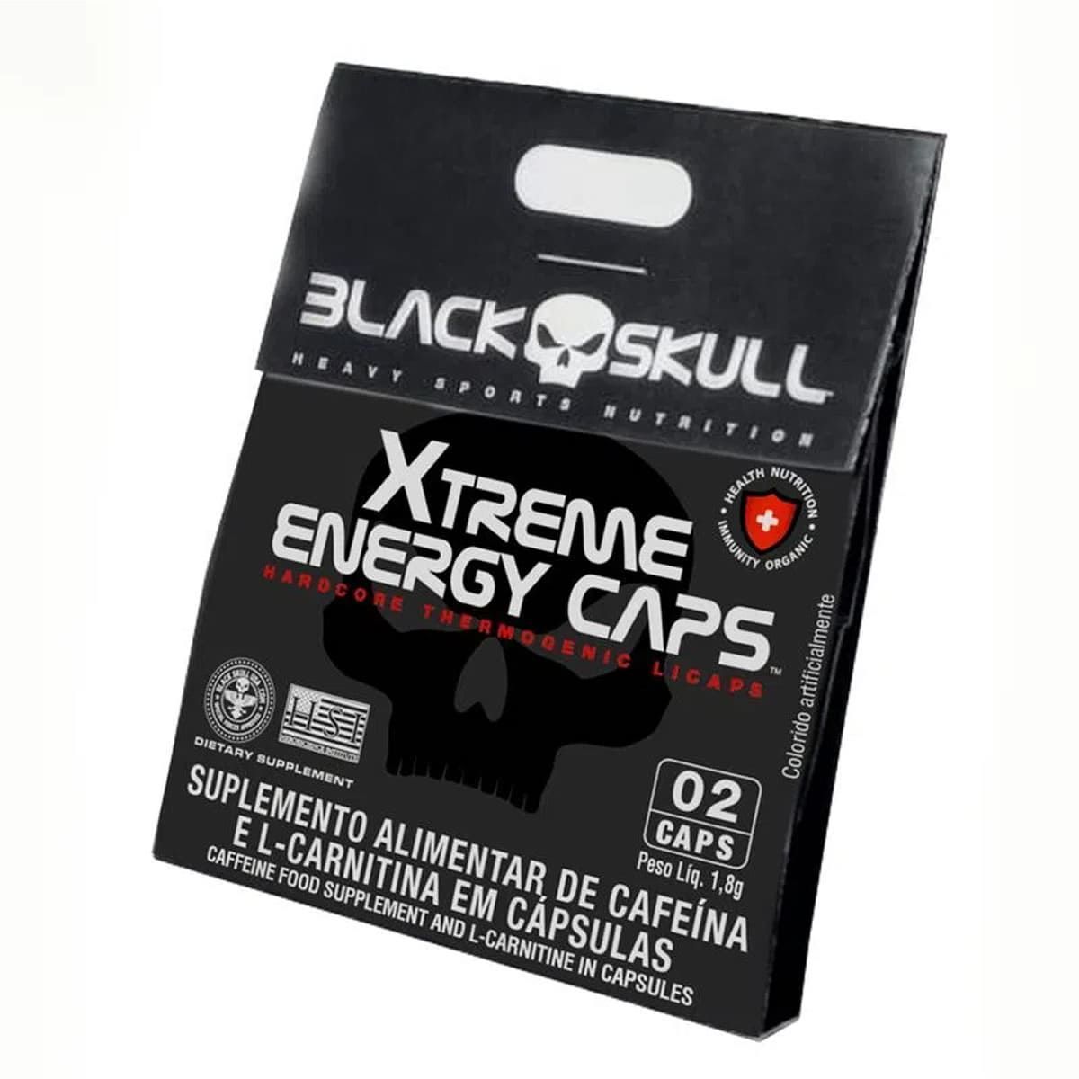 Xtreme Energy - 1 Unidade de 2 C�psulas - Black Skull