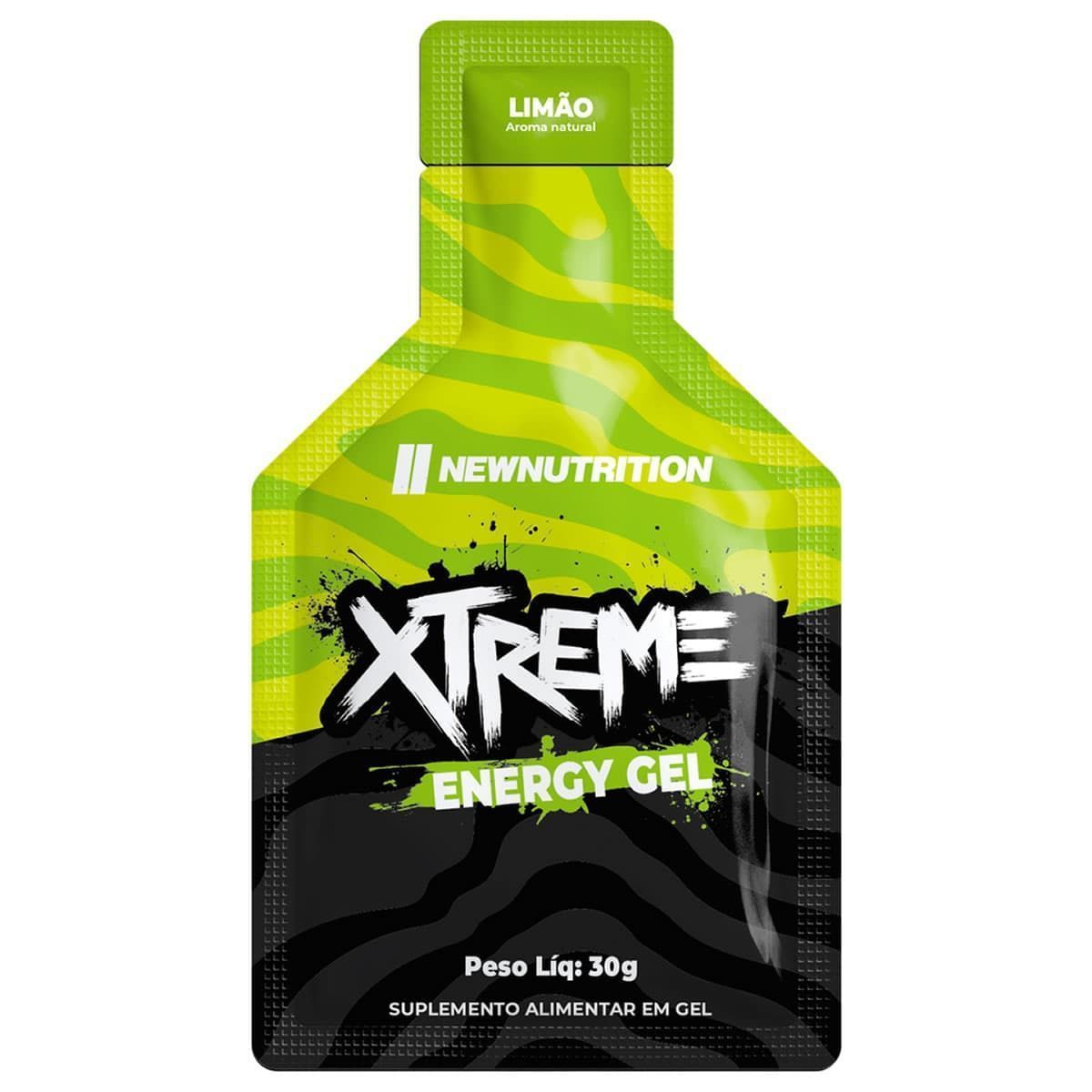 Xtreme Energy Gel - 1 Sach� de 30g Lim�o - NewNutrition