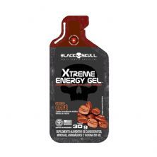 Xtreme Energy Gel - 1 Sach� 30g Caf� -  Black Skull