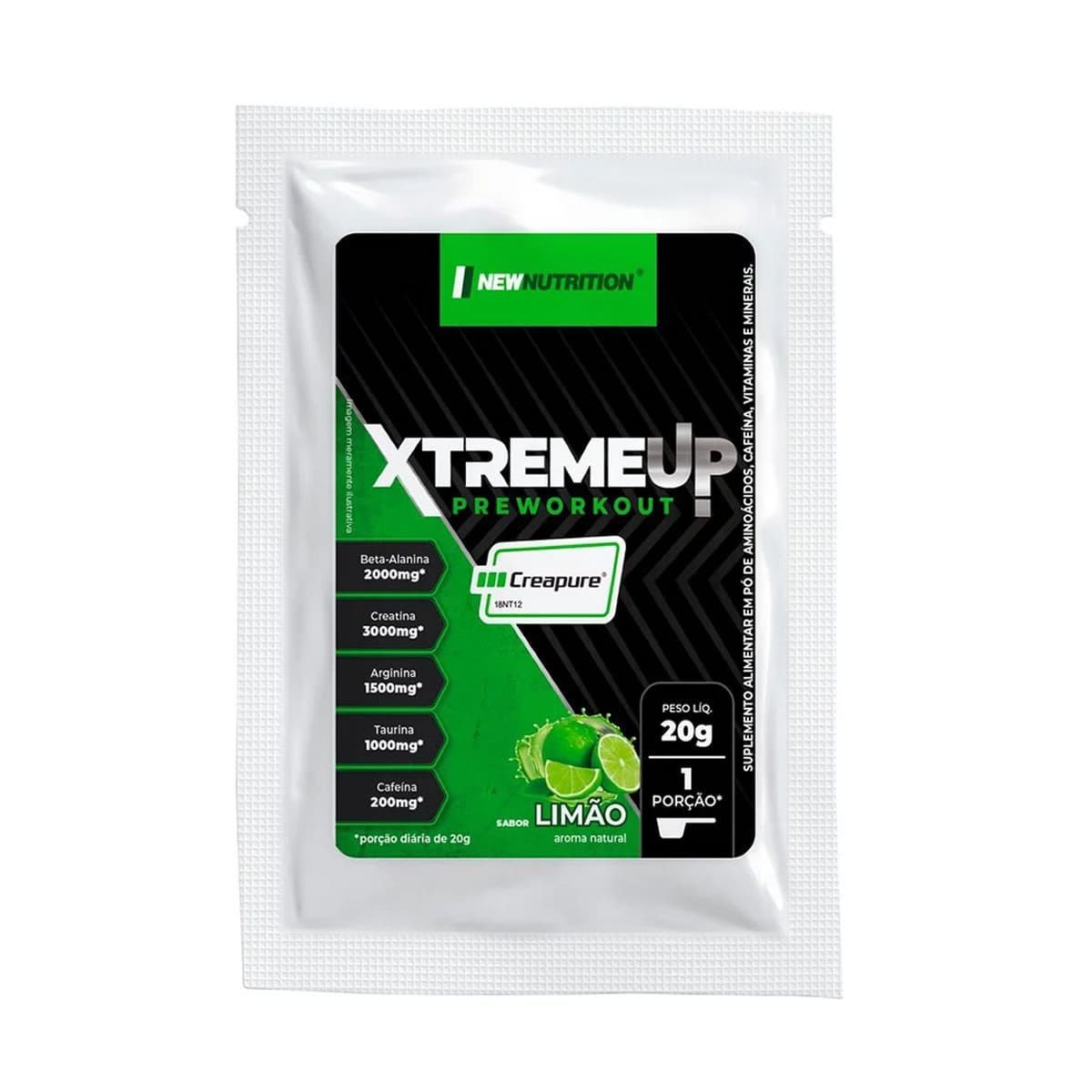 XtremeUp PreWorkout - 1 Sach� 20g Lim�o - NewNutrition