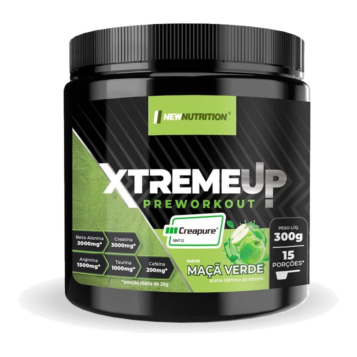 XtremeUp PreWorkout - 300g Ma�� Verde - Newnutrition