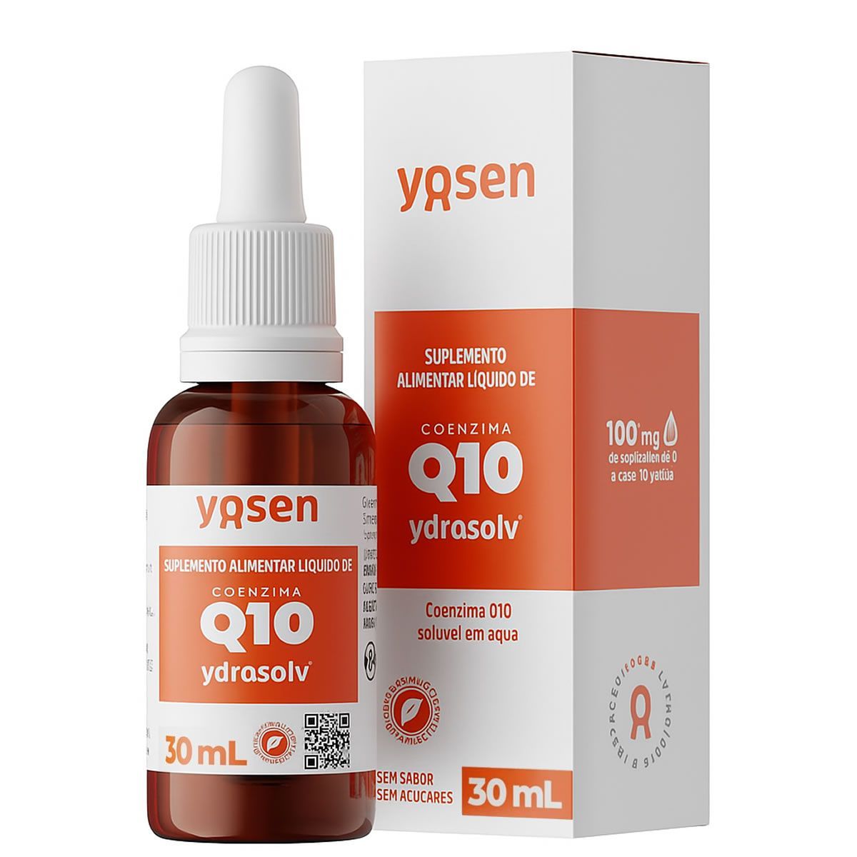 Coenzima Q10 Ydrosolv - 30ml Sabor Natural - Yosen