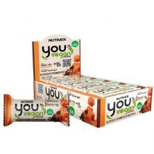 You Vegan Protein Bar - 10 Unidades 40g Cacau 70% Salted Caramel - Nutrata