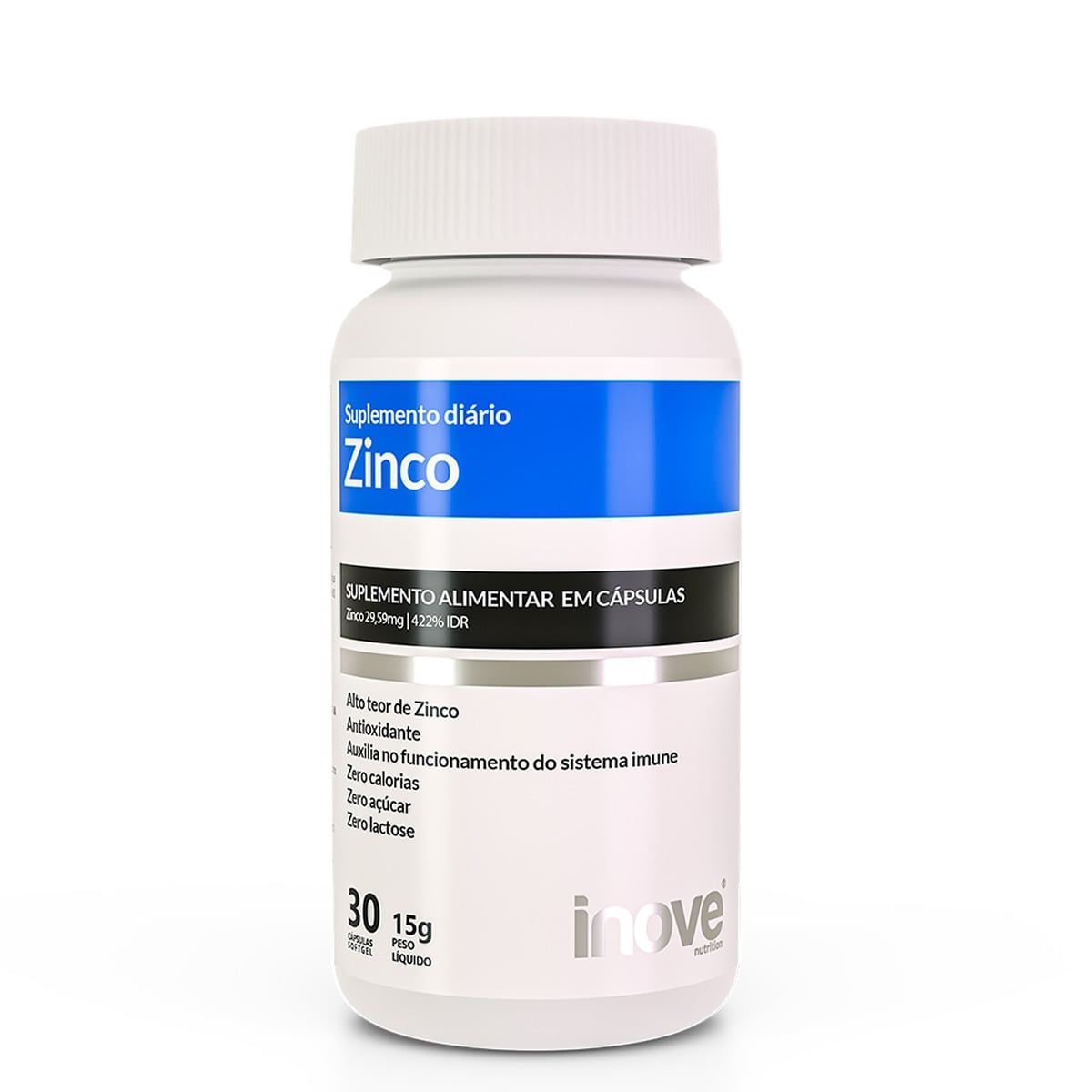 Zinco - 30 C�psulas - Inove Nutrition*** Data Venc. 04/01/2026