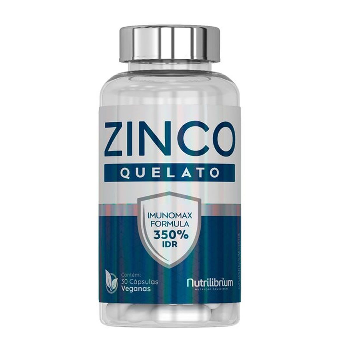 Zinco - 30 C�psulas - Nutrilibrium*** Data Venc. 30/3/2023