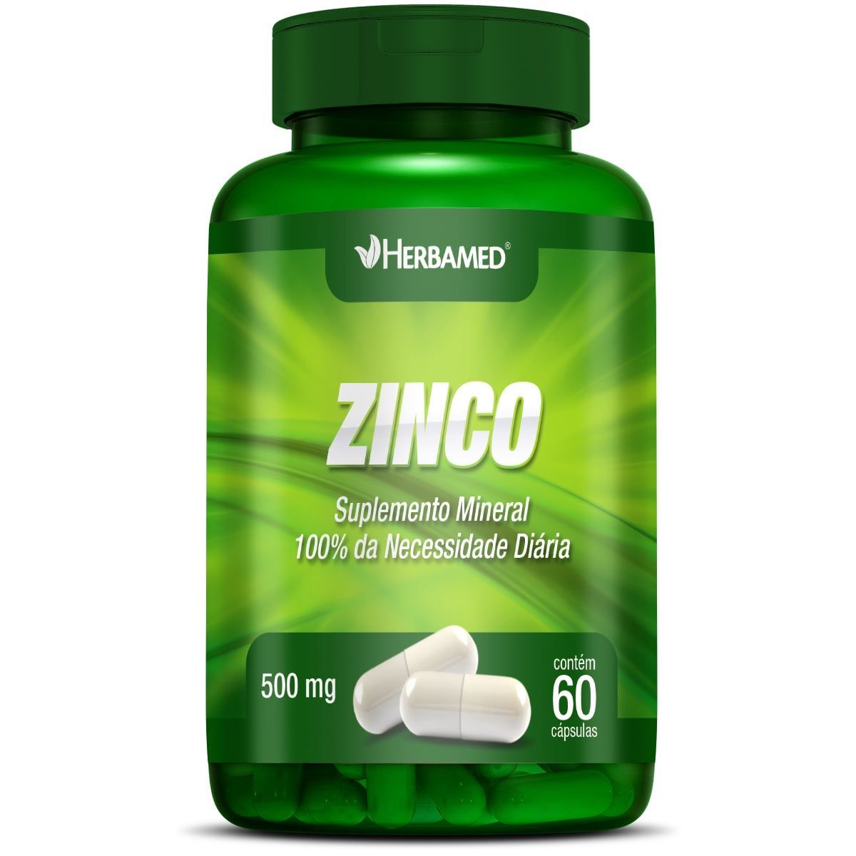 Zinco - 60 C�psulas - Herbamed*** Data Venc. 30/04/2023