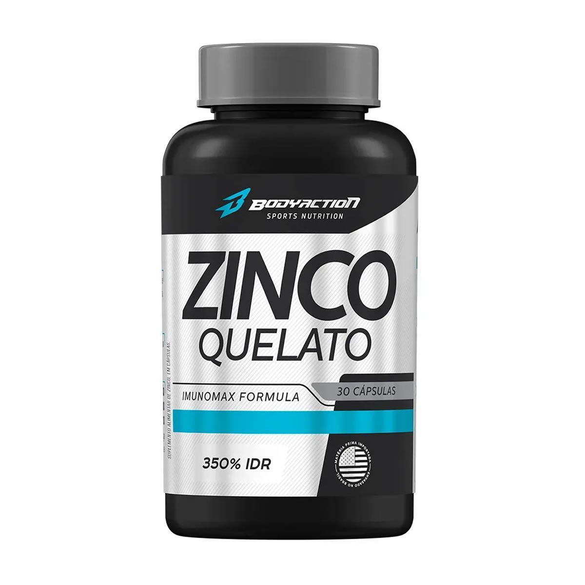 Zinco Quelato - 30 C�psulas - BodyAction