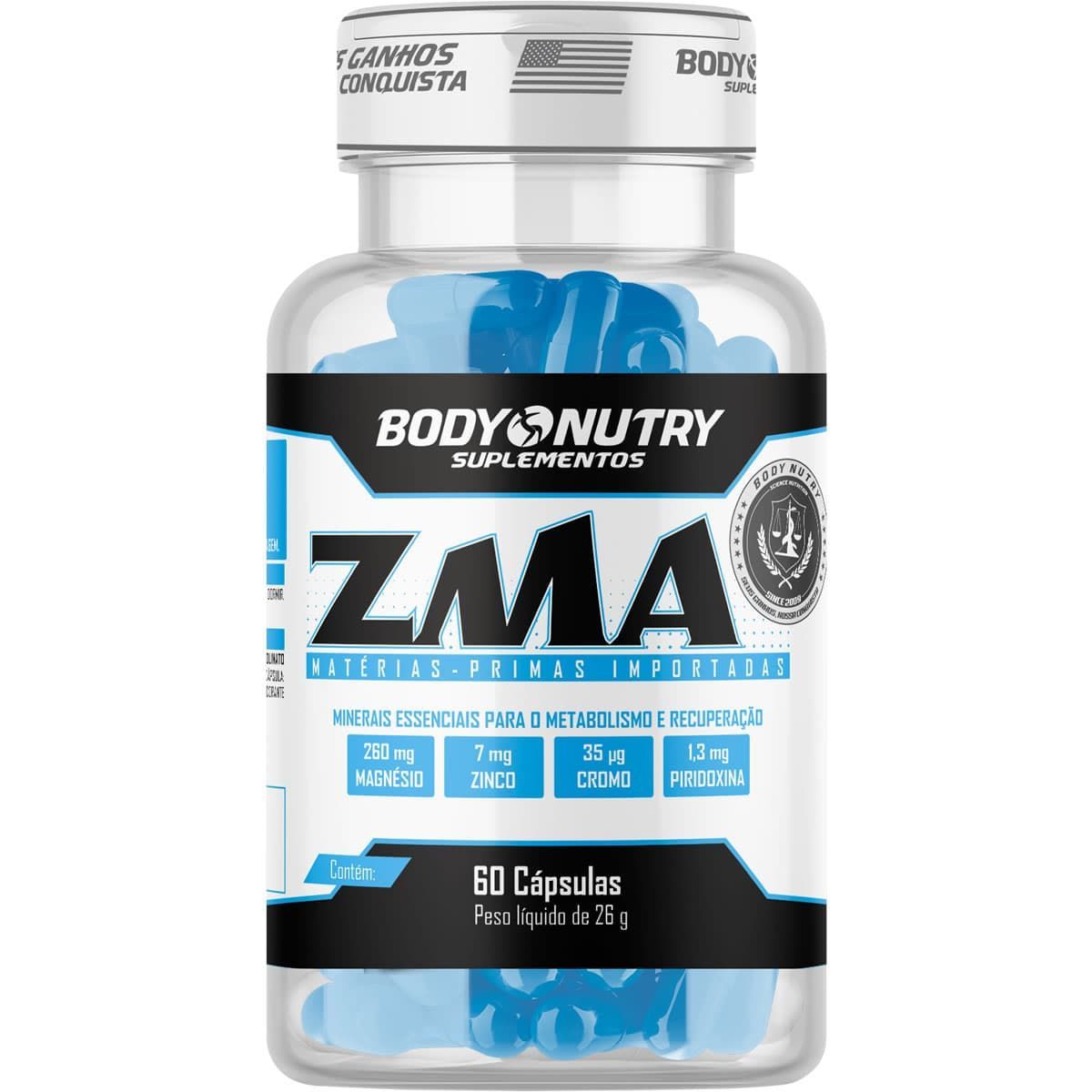 ZMA Body Power Cromo Picolinato - 60 C�psulas - Body Nutry*** Data Venc. 30/11/2023