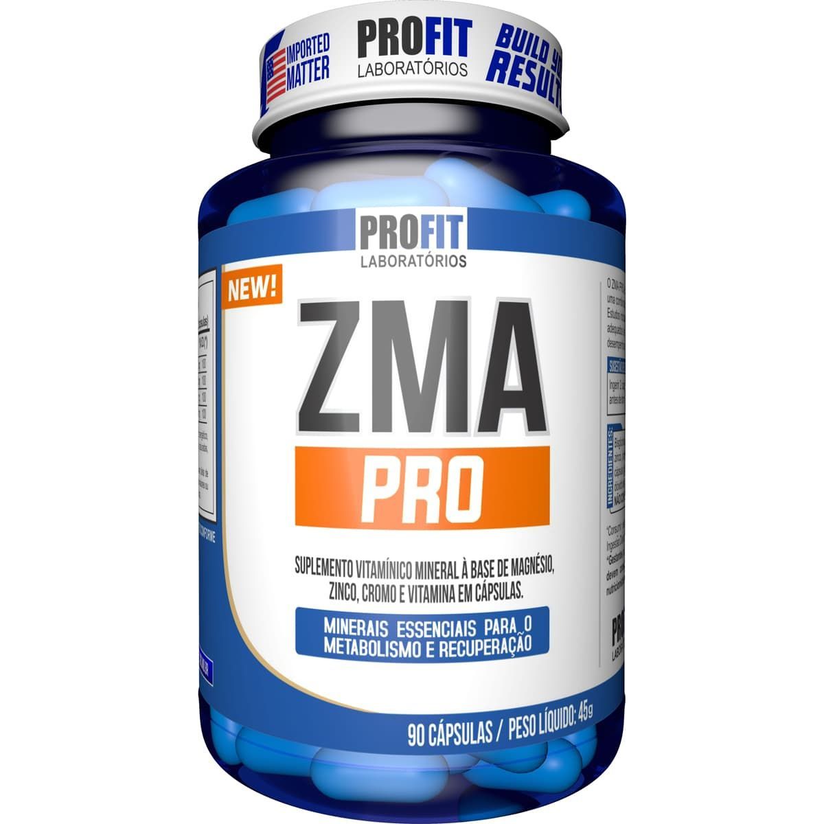 Zma Pro - 90 C�psulas - ProFit*** Data Venc. 15/7/23