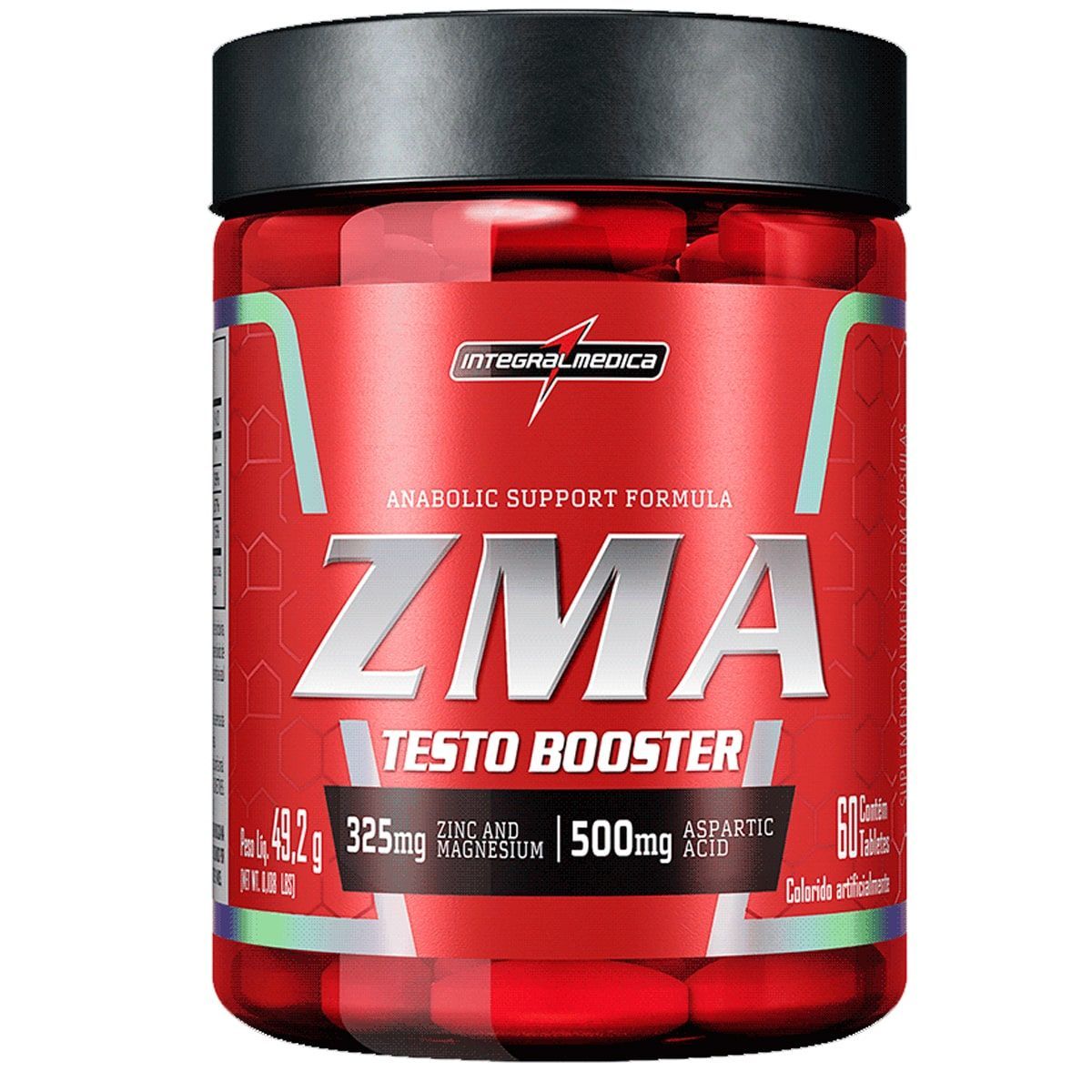 ZMA Testo Booster - 60 C�psulas - IntegralM�dica