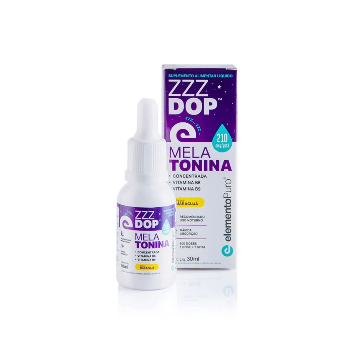 ZzzDop Melatonina - 30ml Maracuj� - ElementoPuro